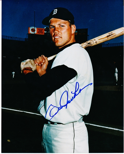 Autographed Bill Freehan Detroit Tigers Bsbl. Color 8” x 10” Photo