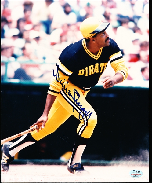 Willie Stargell Autographed Pittsburgh Pirates Color 8” x 10” Bsbl. Photo- SGC Certified