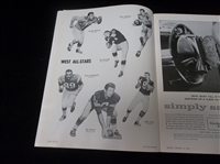 January 13, 1963 13th Annual NFL Pro Bowl Football Game (L.A. Coliseum) Program