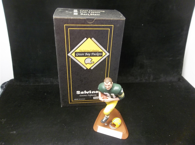 1991 Salvino, Inc. Green Bay Packers Collection- Jim Taylor Autographed Figure- #296H/500