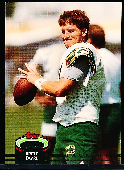 1992 Stadium Club Ftbl.- #683 Brett Favre, Packers