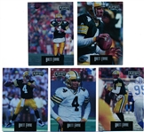 1993 Playoff Ftbl. “Brett Favre”- 1 Complete Set of 5 Cards