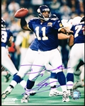 Autographed Duante Culpepper Minnesota Vikings Ftbl. Color 8” x 10” Photo
