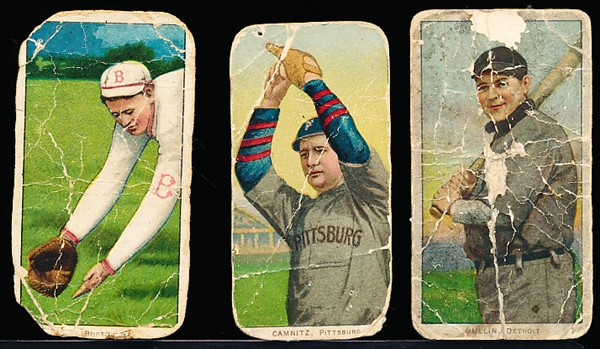 1909-11 T206 Bb- 3 Cards