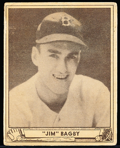 1940 Playball Bb- #32 Bagby, Red Sox- Vg cor cr 80/20.