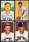 1951/52 Bowman Bb- 4 Diff Red Sox