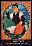 1958 Hires BB- No Tab - #53 Sammy White, Red Sox