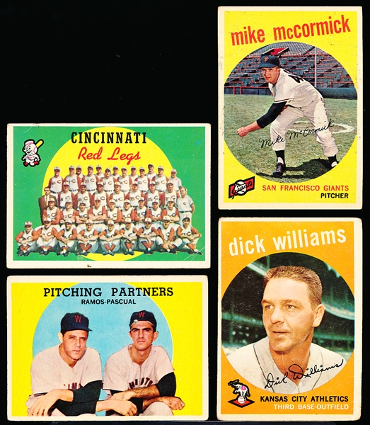 1959 Topps Baseball- 50 Diff