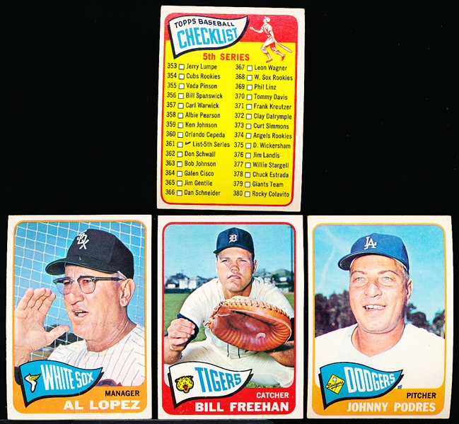 1965 Topps Bb- 25 Diff
