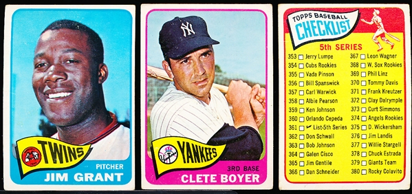 1965 Topps Bb- 75 Asst