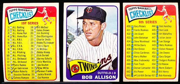 1965 Topps Bb- 40 Asst