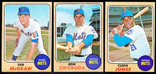 1968 Topps Baseball- 22 Diff NY Mets