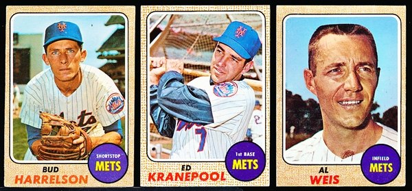 1968 Topps Baseball- 20 NY Mets