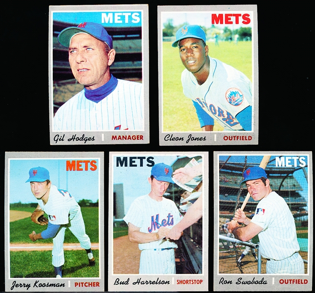 1970 Topps Bb- 19 Diff NY Mets
