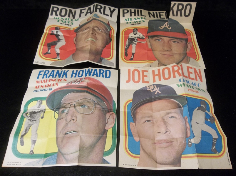 1970 Topps Bb Posters- 7 Diff