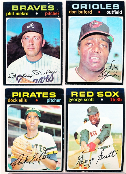 1971 Topps Baseball- 52 Diff