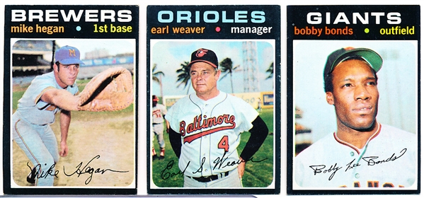 1971 Topps Baseball- 42 Diff