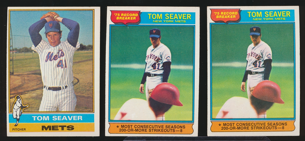 1976 Topps Baseball- 90 Asst Stars and Minor Stars