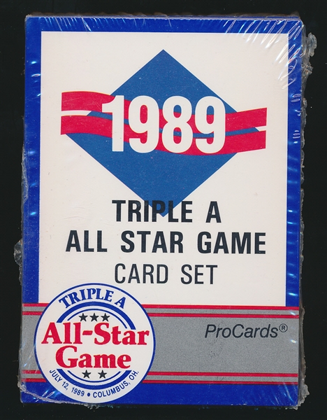 1989 ProCards Triple A All Star Baseball- Factory Sealed Set of 55
