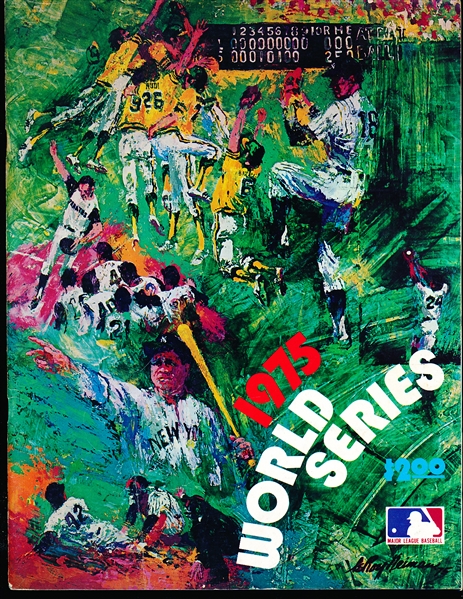 1975 World Series Baseball Program