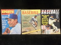 Three Diff Baseball Magazines