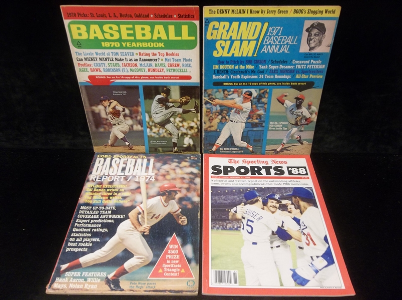 Three Diff Baseball Magazines