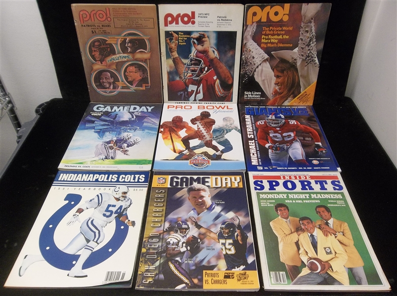 Football Programs/Yearbooks- 6 Diff