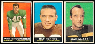 1961 Topps Fb- 35 Cards