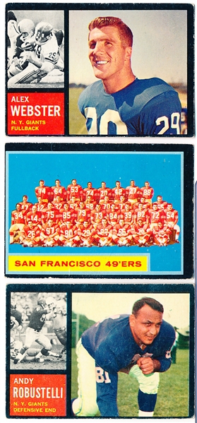 1962 Topps Fb- 17 Diff