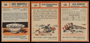 1962 Topps Fb- 17 Diff