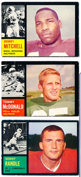 1962 Topps Fb- 17 Diff