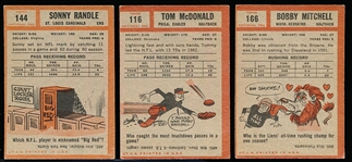 1962 Topps Fb- 17 Diff