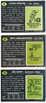 1969 Topps Football- 30 Diff
