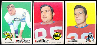 1969 Topps Football- 30 Diff