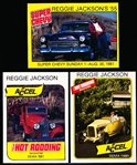 1981 Reggie Jackson Accel Complete 3-Card Set