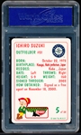 2001 Keebler Ichiro Suzuki Mariners RC Card #5 of 28- WCG Graded GEM-MT 10- WCG is World Class Grading.