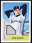 2002 Bowman Heritage Bb- “Jersey Relics”- #BH-JB Josh Beckett, Marlins
