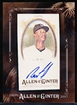 2017 Topps Allen & Ginter Bb- Mini Framed Autographs- #MA-RT Raimel Tapia, Rockies