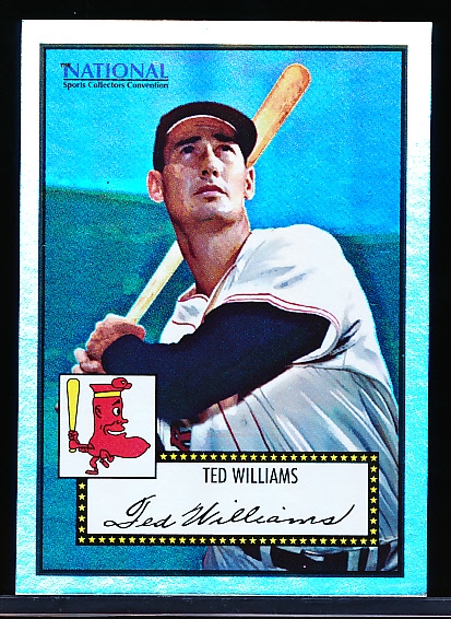 2007 Topps National Convention Promos- Cards That Never Were- Ted Williams, Red Sox ’52 Topps #409