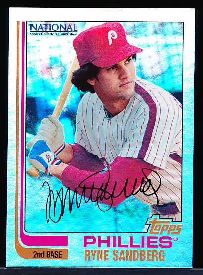 2007 Topps National Convention Promos- Cards That Never Were- Ryne Sandberg, Phillies ’82 Topps #133T