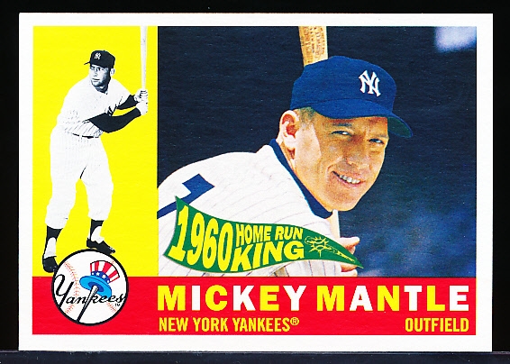 2010 Topps National Convention Retro Bb- #574 Mickey Mantle Home Run King, Yankees