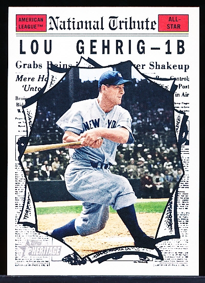 2011 Topps National Convention Retro Bb- #590 Lou Gehrig, Yankees