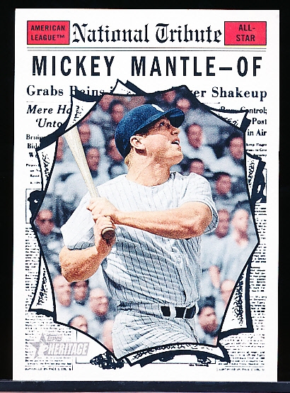 2011 Topps National Convention Retro Bb- #591 Mickey Mantle, Yankees