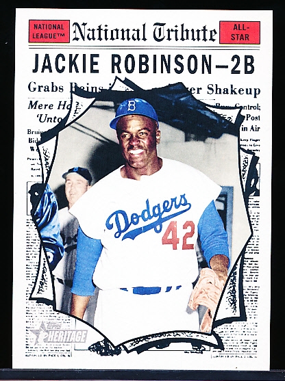 2011 Topps National Convention Retro Bb- #592 Jackie Robinson, Brooklyn Dodgers