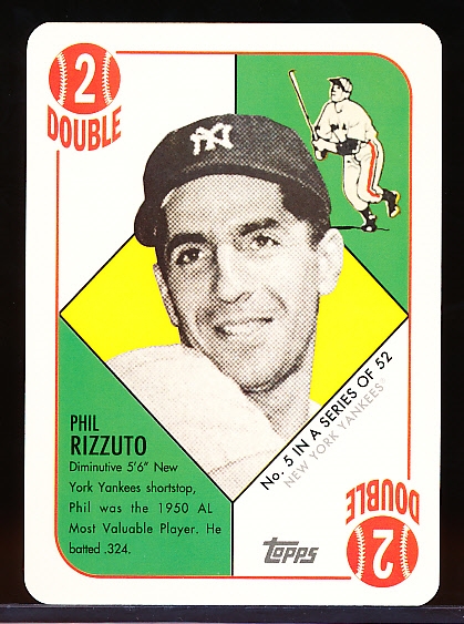 2016 Topps National Sports Collector’s Convention VIP ’51 Topps Red Back Card- Phil Rizzuto, Yankees