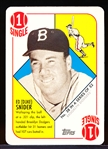 2016 Topps National Sports Collector’s Convention VIP ’51 Topps Red Back Card- Duke Snider, Brooklyn Dodgers