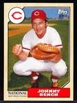 2017 Topps National Sports Collector’s Convention VIP Card- #87VIP-2 Johnny Bench, Reds