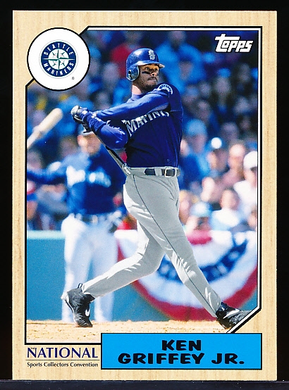 2017 Topps National Sports Collector’s Convention VIP Card- #87-VIP-3 Ken Griffey Jr., Mariners