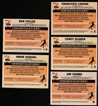 2018 Topps National Sports Collector’s Convention Cleveland Indians VIP Card Set of 5