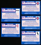 2019 Topps National Sports Collector’s Convention Chicago Cubs/ White Sox Baseball VIP Card Set of 5
